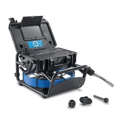 Quvur drenaj kanalizatsiyasini sanitariya -tesisat tekshirish tizimi uchun 23 mm kamera boshi ixtiyoriy uzatgich bilan